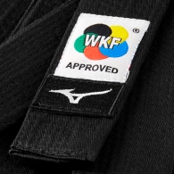 Centura de karate Mizuno WKF black belt thumbnav 2