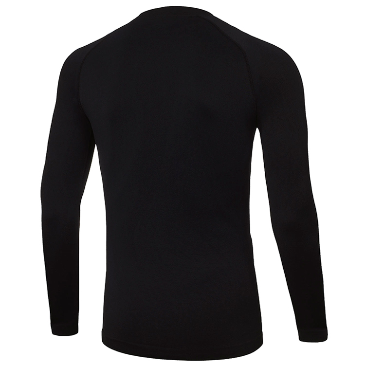 Tricou termica cu maneca lunga Mizuno Core Long Sleeve Underwear L Negru-alb Barbati photo 3