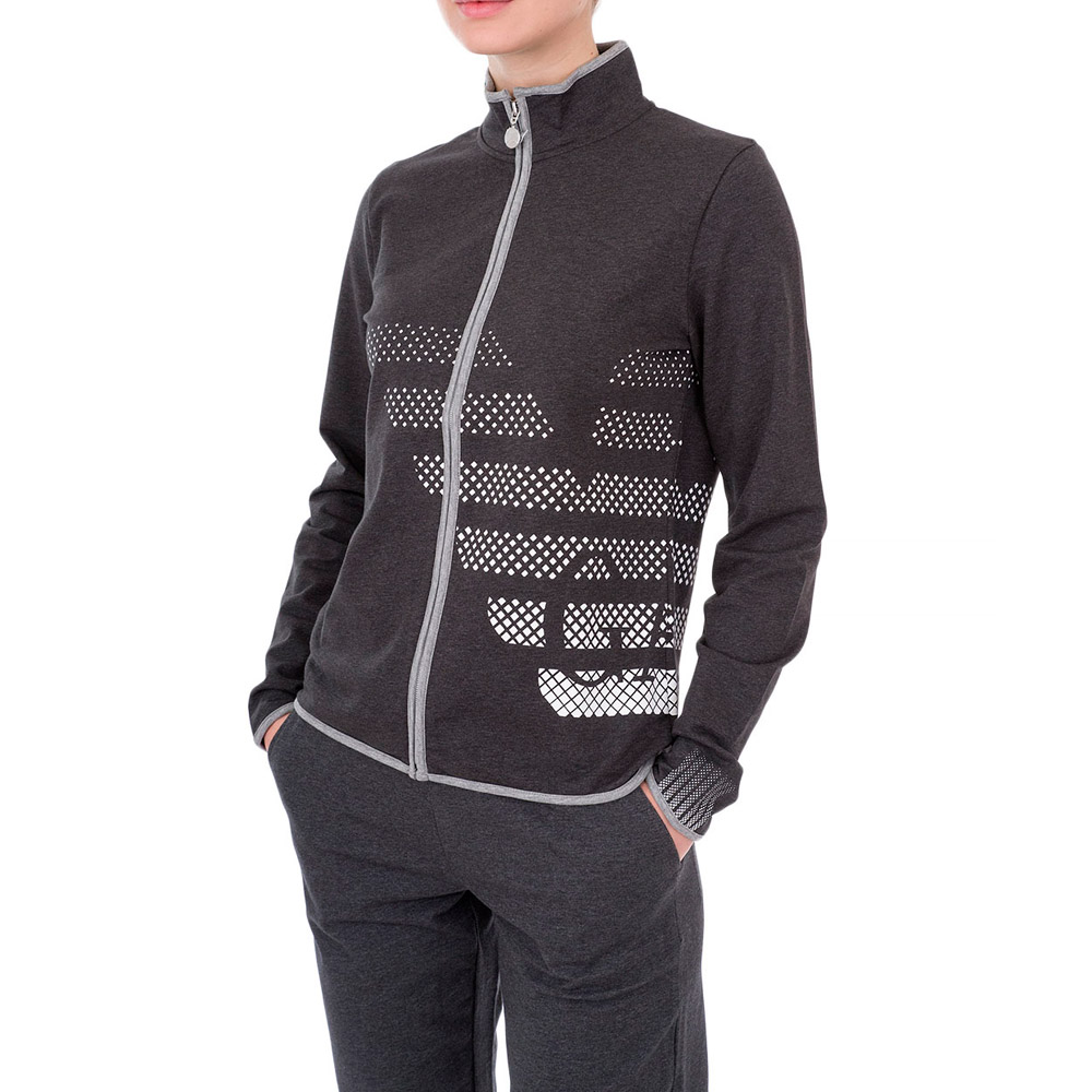 EA7 EMPORIO ARMANI FELPA XS Серый Женский photo 3