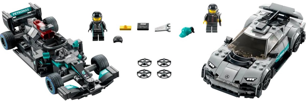 Конструктор Lego Speed Champions Mercedes-AMG F1 W12 E Performance & Mercedes-AMG Project One 76909  от 9+ лет photo 2