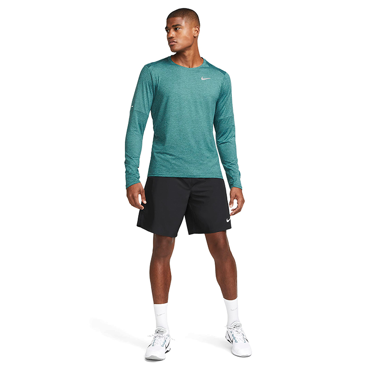 Hanorac pt bărbați Nike M NK DF ELMNT CREW M-T Verde photo 3