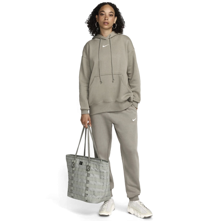 Толстовка Nike W NSW STYLE FLC PO HOODIE OS L Серый Женский photo 2