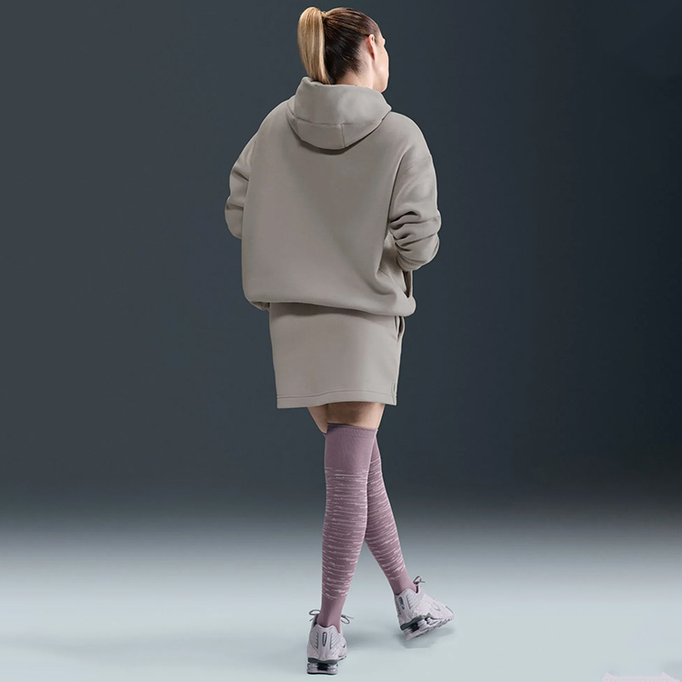 Толстовка Nike W NSW STYLE FLC PO HOODIE OS L Серый Женский photo 3