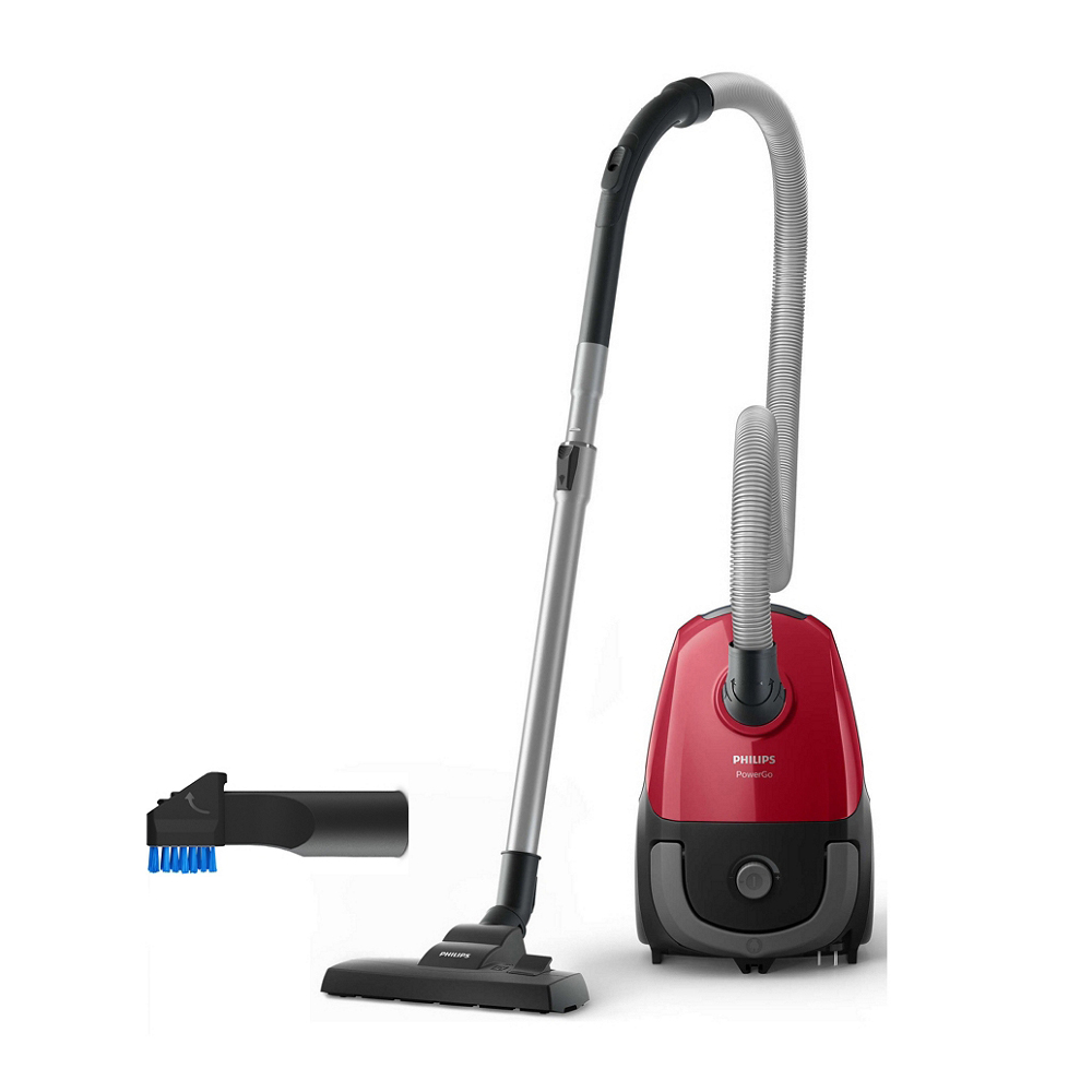 Aspirator cu sac Philips FC824309 / 750W / Negru-rosu photo 1 Aspirator cu sac Philips FC824309 / 750W / Negru-rosu photo 1