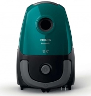 Aspirator cu sac Philips FC8246/09, 3.0 l  si mai mult, 750 W, 77 dB, Negru cu verde