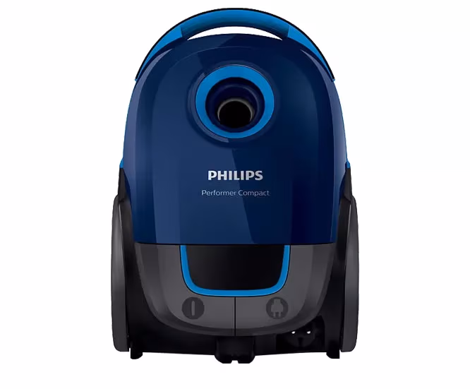 Пылесос с мешком Philips FC8375/09, 750 Вт, 78 дБ, синий/голубой 
