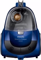 Пылесос с контейнером Philips FC9326/09, 750 Вт, 79 дБ, синий/голубой