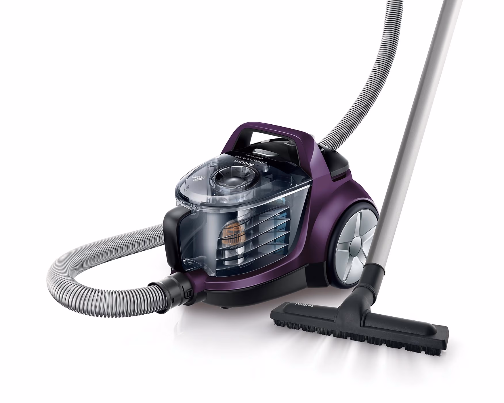 Aspirator cu container Philips FC9520/09, 800 W, 78 dB, Violet 