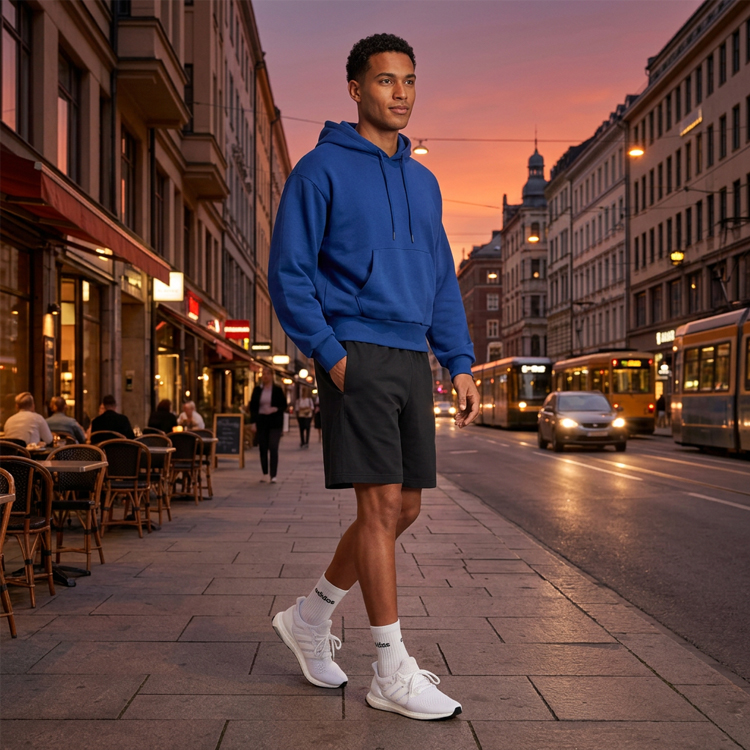 Sorti de bărbați Adidas M BL SJ SHO XS Negru photo 4