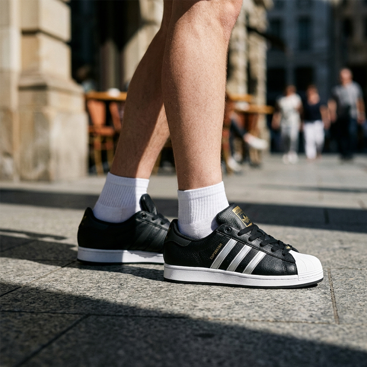 Incaltaminte Sport Adidas SUPERSTAR II pt Barbati / 40.5 / Negru photo 7