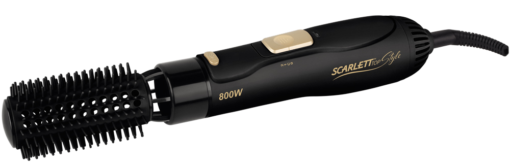 Uscator-perie Scarlett SC-HAS73I09 Negru cu auriu 800 W photo 1