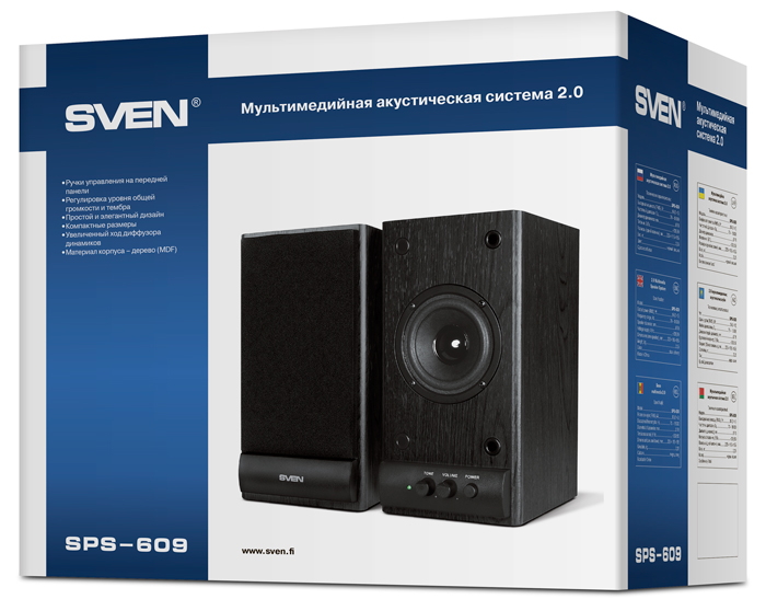Boxe PC Sven SPS-609 photo 4