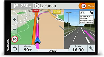 GARMIN DriveSmart 65 MT-S, Licence map Europe+Moldova, 6.95" LCD Edge-to-Edge (1024*600), MicroSD, Bluetooth, WiFi, Hands-free calling, Junction view, Lane assist, Smart notifications, Lifetime traffic updates, Battery life up to 1 hours,	239.6g photo 1