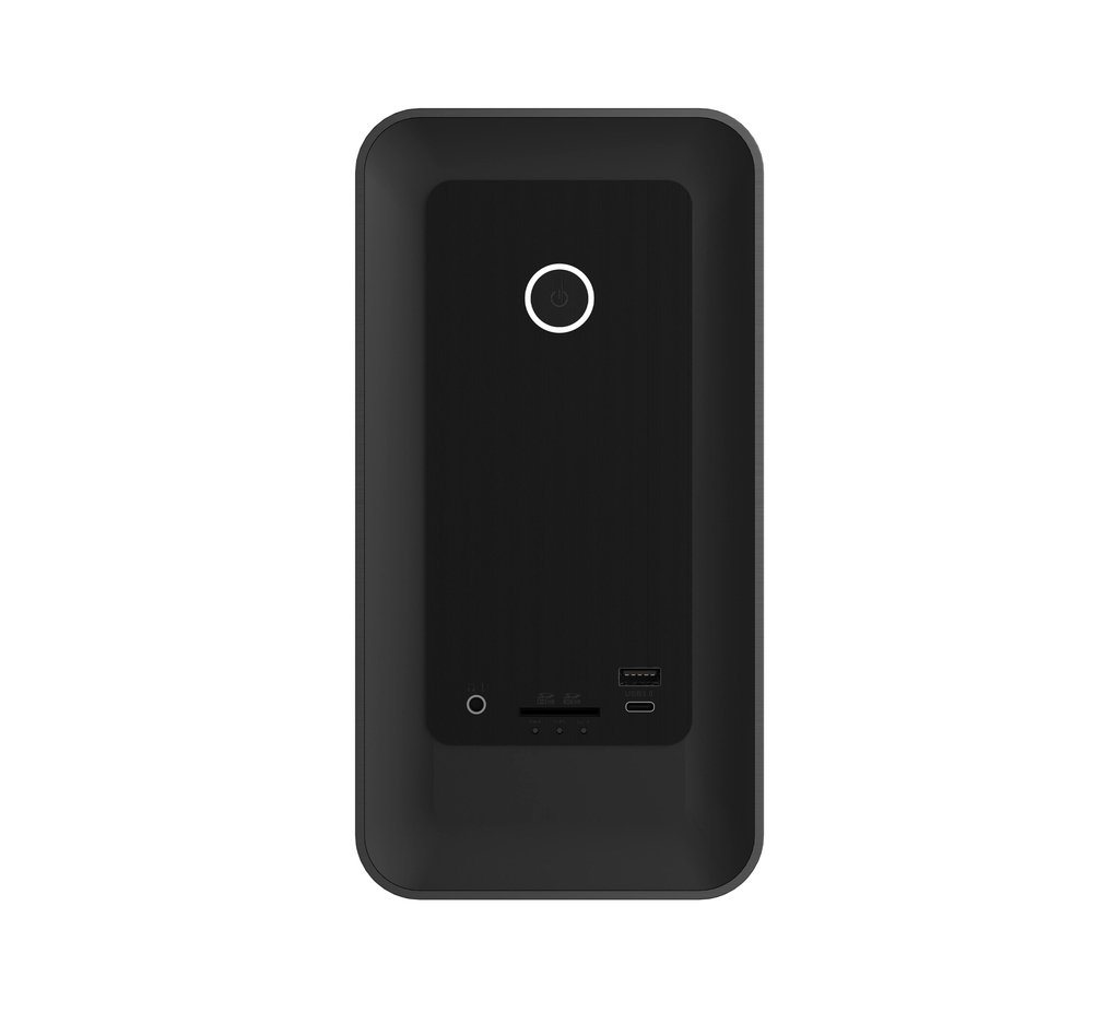 Mini PC (Barebone) ZOTAC Magnus One, Intel® Core™ i7-10700 2.9-4.8GHz, Intel H470, 2xDDR4 SODIMM, 1x2.5" SATA, 2xM.2 SSD, NVidia RTX3070 8GB, 2xHDMI, 3xDP, 4xUSB 3.1Gen2, 4xUSB 3.0(1xType-C), 2.5GLAN, 1xGLAN, WiFi 6/BT5, CR, 500W 80+ Platinum, 8.3 liter photo 1