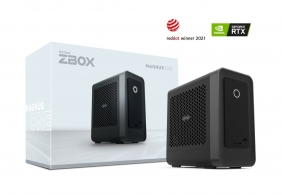 Mini PC (Barebone) ZOTAC Magnus One, Intel® Core™ i7-10700 2.9-4.8GHz, Intel H470, 2xDDR4 SODIMM, 1x2.5" SATA, 2xM.2 SSD, NVidia RTX3070 8GB, 2xHDMI, 3xDP, 4xUSB 3.1Gen2, 4xUSB 3.0(1xType-C), 2.5GLAN, 1xGLAN, WiFi 6/BT5, CR, 500W 80+ Platinum, 8.3 liter thumbnav 2