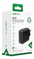 USB Charger  ACEFAST A29, Dual port, 2 x USB-C, GaN PD50W, USB-C 1/2: 45W, Total output: 50W (max.), PD3.0, QC4.0, Black thumbnav 4