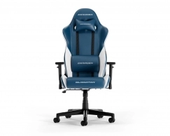 Игровое кресло DXRacer GLADIATOR-23-L / 150kg / 180-200cm / Blue/White