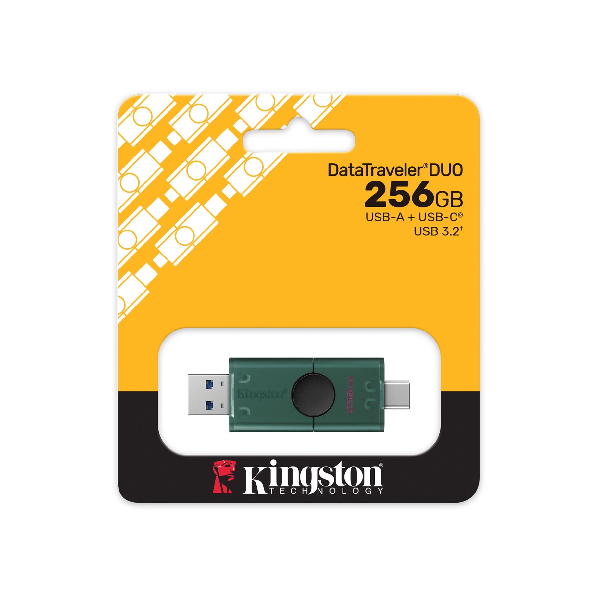Флеш-накопитель USB-C/A Kingston DataTraveler Duo / 256ГБ / 150 MByte/s photo 4