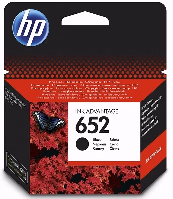 HP 652 (F6V25AE) Black Original Ink Cartridge for HP DeskJet Ink Advantage 4675, 1115, 2135, 3635, 3835, 4535, 5075, 5275) 360 p.