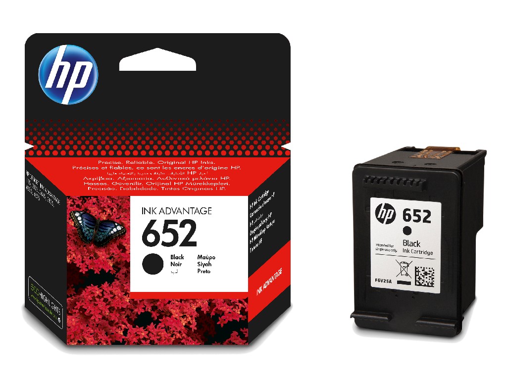 HP 652 (F6V25AE) Black Original Ink Cartridge for HP DeskJet Ink Advantage 4675, 1115, 2135, 3635, 3835, 4535, 5075, 5275) 360 p. photo 2