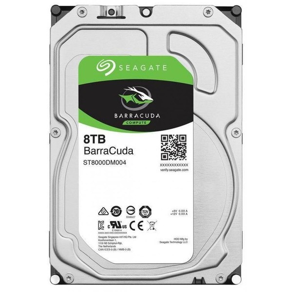 3.5” HDD 8.0TB  Seagate ST8000DM004 BarraCuda™ Compute, 5400rpm, 256MB, SATAIII photo 1