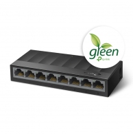Коммутатор TP-LINK LS108G / 8 port / Gigabit / RJ45 / plastic case, LiteWave, Green Technology thumbnav 2