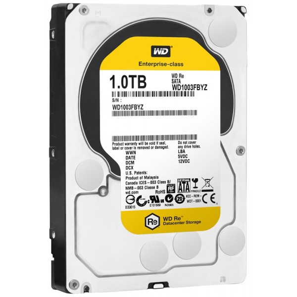 3.5" HDD 1.0TB  Western Digital WD1003FBYZ Enterprise Class® Gold™, 512N model, 7200rpm, 64MB, SATAIII, FR photo 1