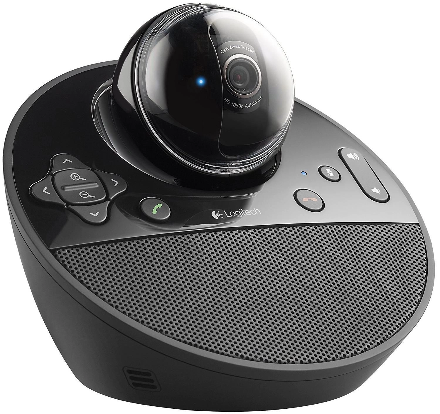 Logitech Video Conferencing System BCC950, Full HD (1080p 30fsp), Field of View 78°, 1.2x HD Zoom, Omnidirectional microphone 2.4m pickup range, for small rooms/semi-private space