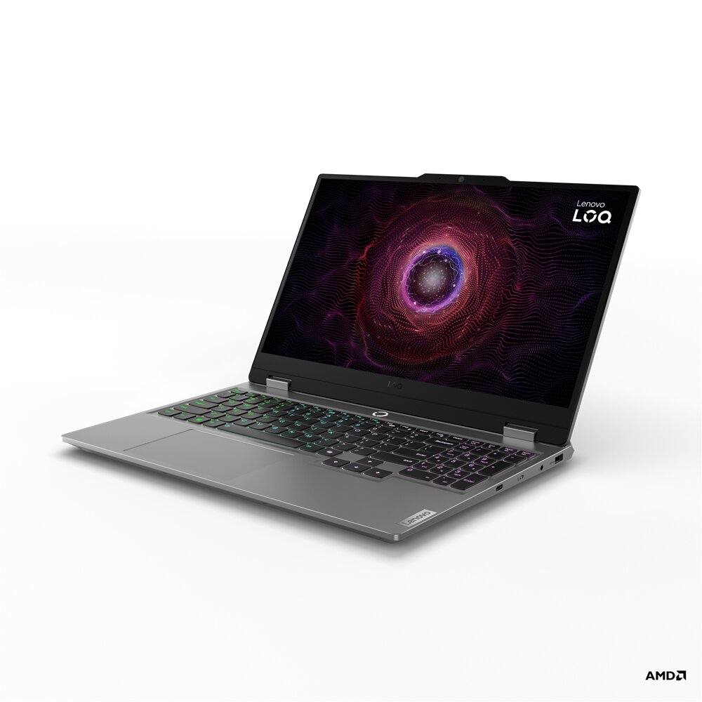 Laptop 15.6” Lenovo LOQ 15APH8 / QHD / AMD Ryzen 7 8845HS / 16GB / 1TB SSD / RTX 4050 / Luna Grey photo 2