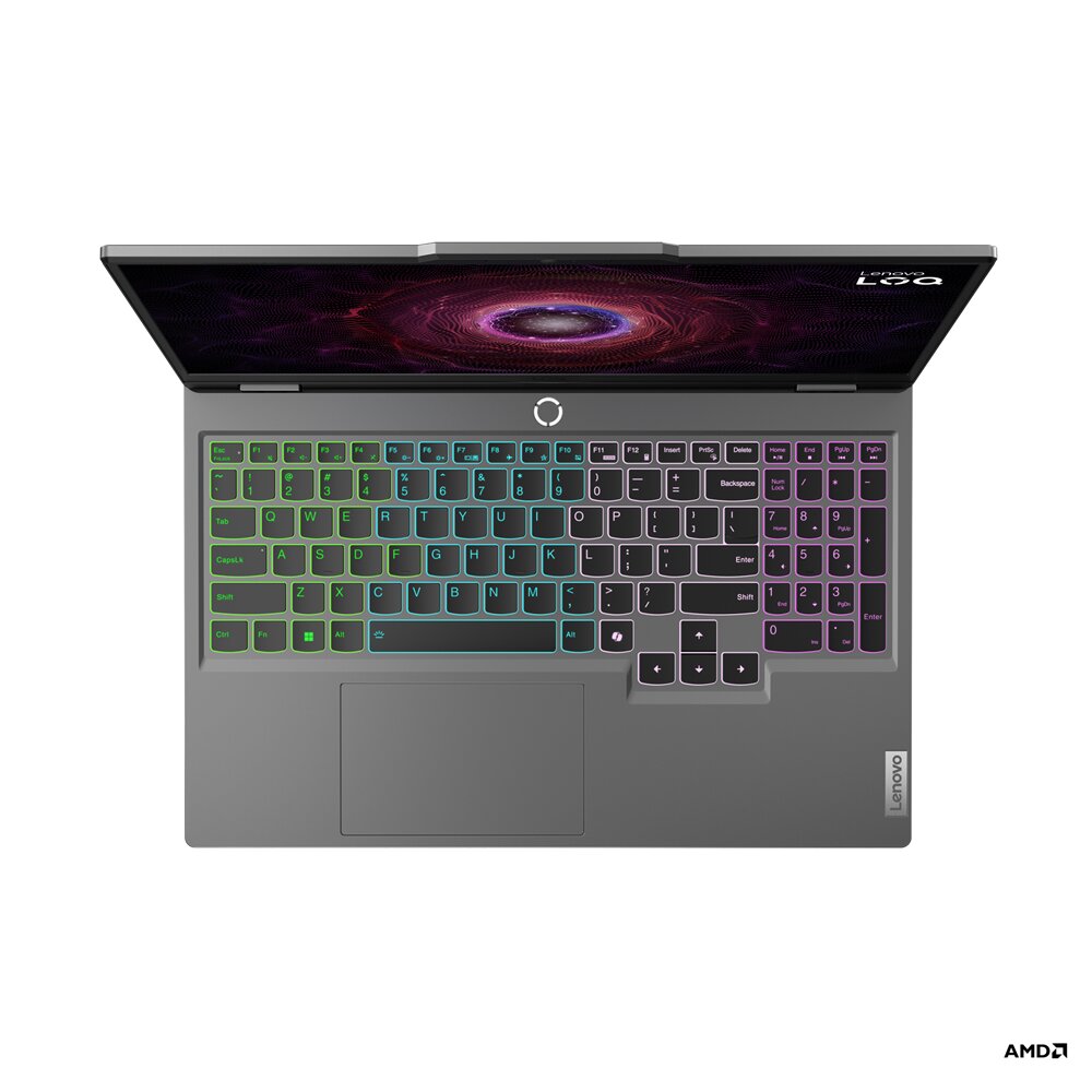 Laptop 15.6” Lenovo LOQ 15APH8 / QHD / AMD Ryzen 7 8845HS / 16GB / 1TB SSD / RTX 4050 / Luna Grey photo 3