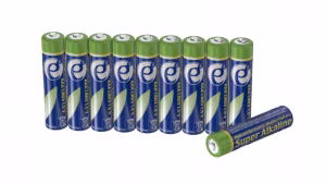 Супер щелочные батарейки ААА Gembird EG-BA-AAASA-01/ 10-pack