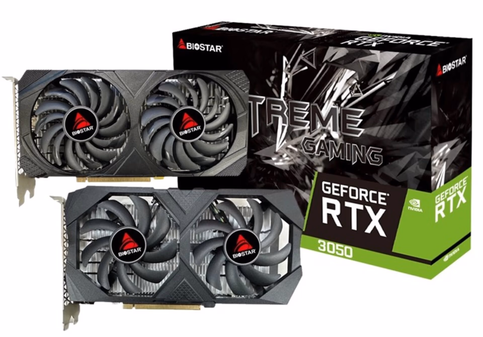 Видеокарта BIOSTAR GeForce RTX3050  / 6GB / GDDR6 /  96bit