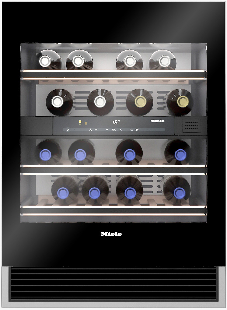 Винный холодильник Miele KWT6322UG / 34 бутылки / 82.2 см / A / Черный photo 1 Винный холодильник Miele KWT6322UG / 34 бутылки / 82.2 см / A / Черный photo 1