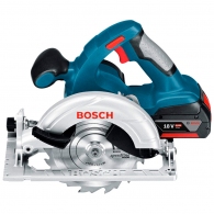 Аккумумяторная циркулярная пила Bosch GKS 18V-Li 2x5.0Ah, 060166H00A thumbnav 1