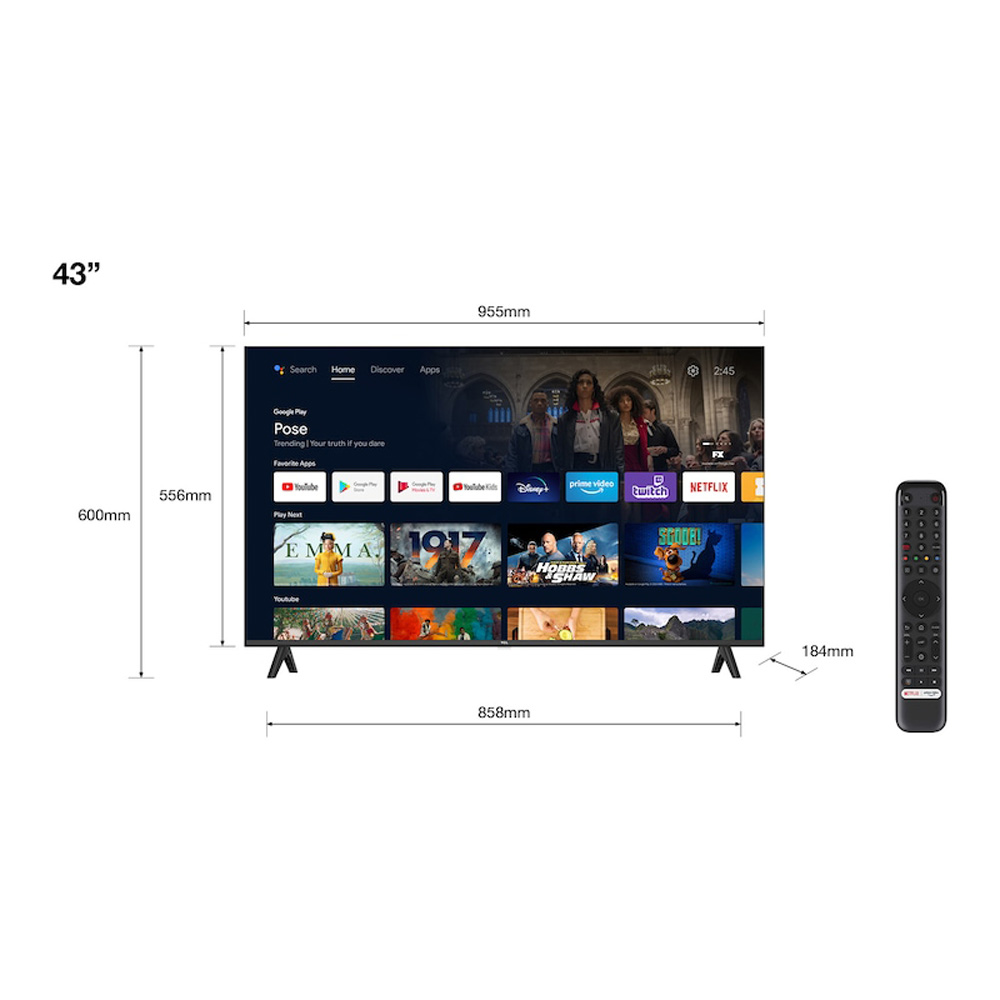 Телевизор TCL 43S5400A / 43" / Direct LED / Full HD photo 7