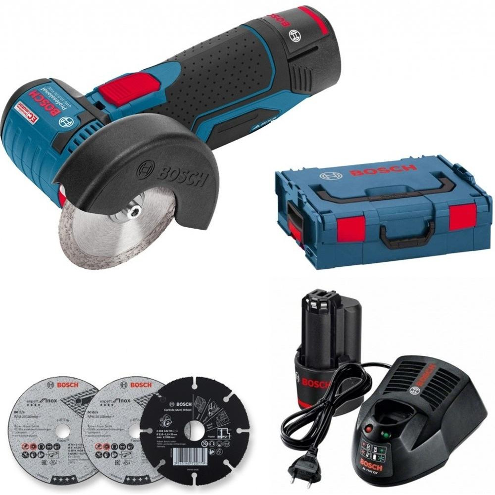 Угловая шлифмашина Bosch GWS 12V-76 2x3.0, 06019F200B photo 2