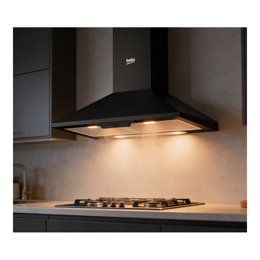 Hota Beko HCP61310B / Cupola / Pina la 18 m.p / Negru photo 6