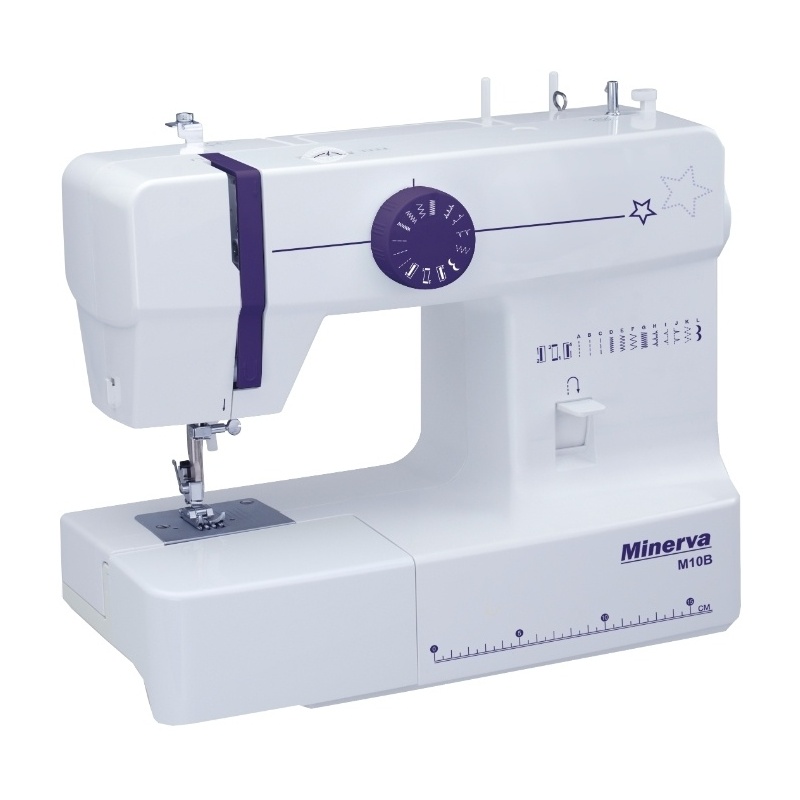Швейная машина Minerva M10B, 12 программ, Белый с синим photo 1