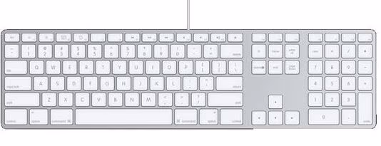 Клавиатура проводная  Apple MB110B 