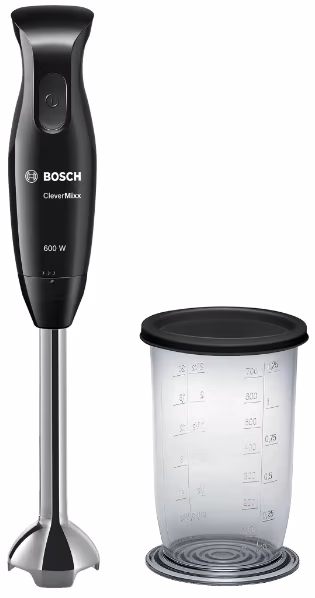 Блендер Bosch MSM2610B, 700 мл, 600 Вт, 1 скоростей, Черный 
