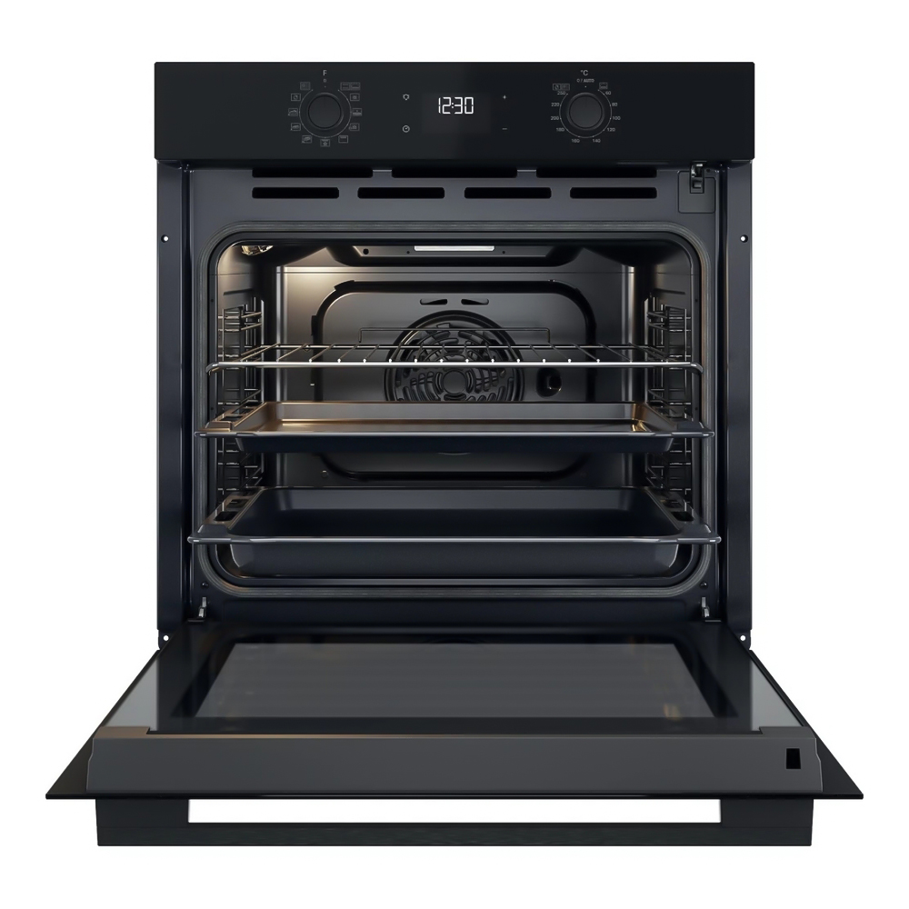 Встраиваемый духовой шкаф Whirlpool OMK58RU0B / 71 л. / A+ / Черный photo 2