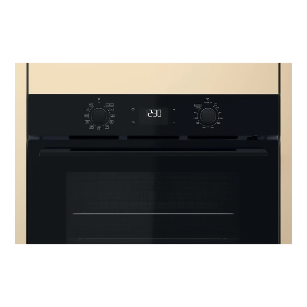 Встраиваемый духовой шкаф Whirlpool OMK58RU0B / 71 л. / A+ / Черный photo 3