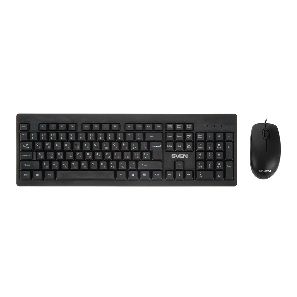 Tastatura + mouse cu fir Sven KB-S320C / Membrana photo 1