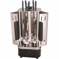 Aparat pentru frigarui Saturn STFP8560C, 1000 W, Inox cu  negru