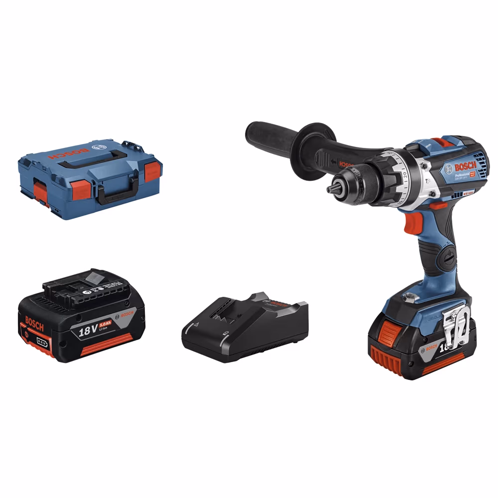 Аккумуляторная дрель-шуруповерт Bosch GSB 18V-110 C 2x5.0Ah, 06019G030D