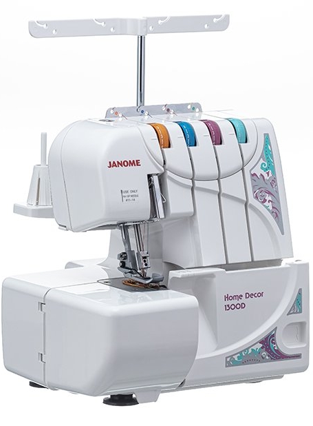 Оверлок Janome HomeDecor1300D, 8 программ, Белый photo 6