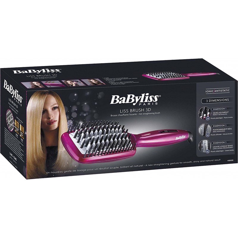 Perie elect. p/u indreptat parul Babyliss HSB100E Violet 220 W photo 3