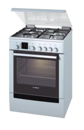 Газовая плита Bosch HSV745050E / 4 конфорок / 60 см / Белый photo 1 Газовая плита Bosch HSV745050E / 4 конфорок / 60 см / Белый photo 1