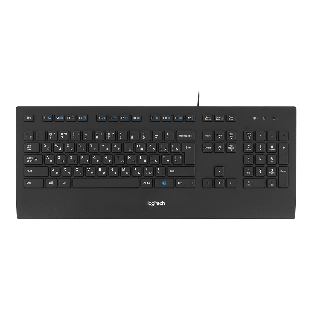 Клавиатура проводная Logitech K280e / Мембранная photo 1