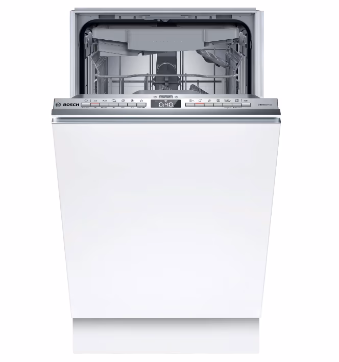 Masina de spalat vase Bosch SPV4HMX10E, 6 programe, 45 cm, A++, Alb